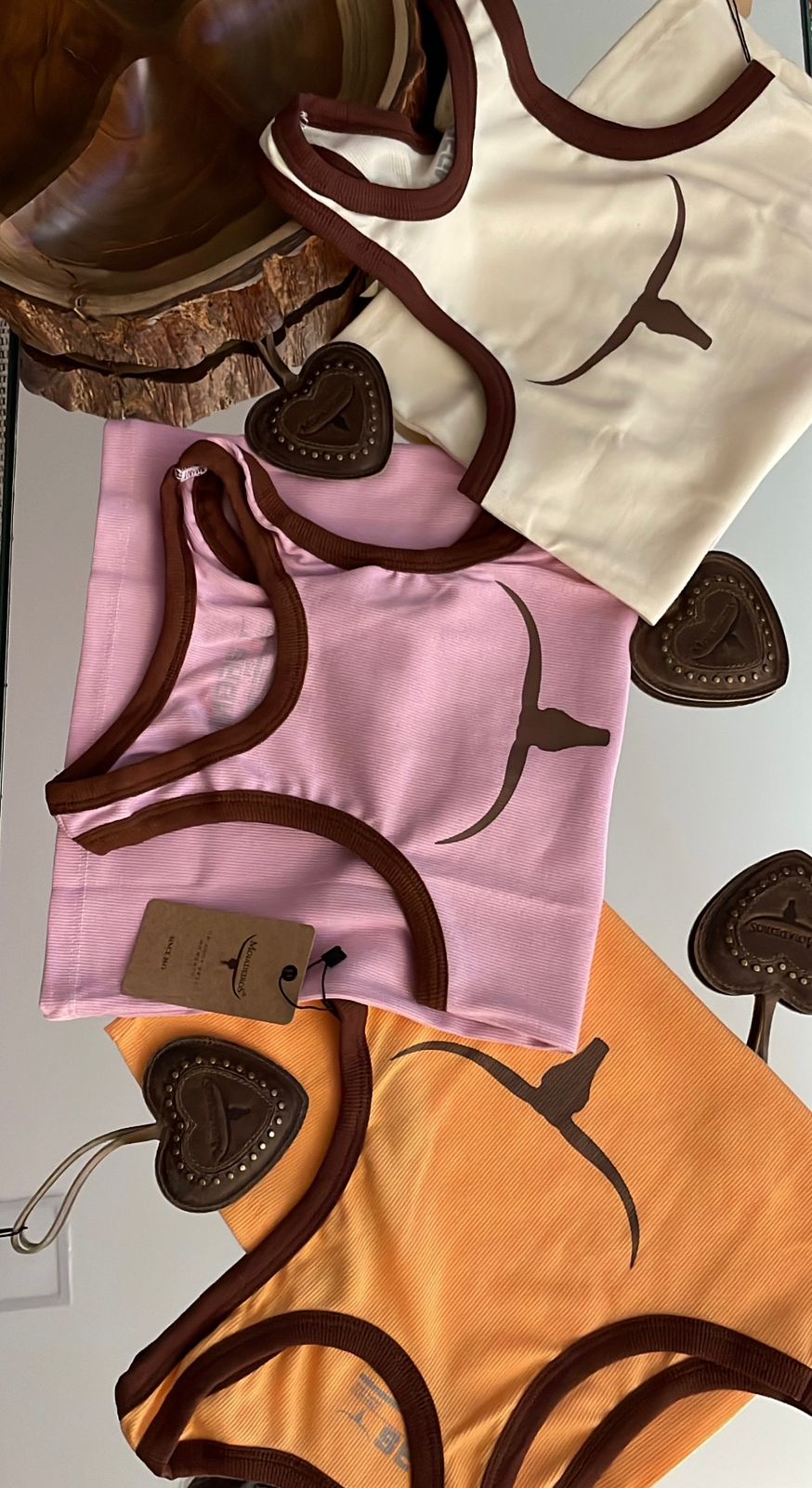 Regatas estampadas Moiadeiros